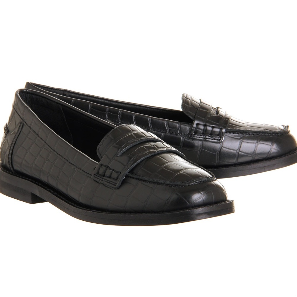Black Loafers- Topshop